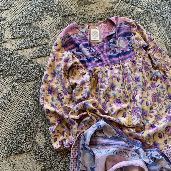 New Boho Gypsy Floral Maxi Portobello Road Dress - Picture 7 of 8